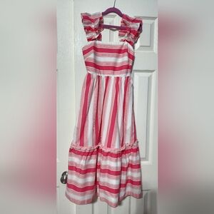 NWT J.Crew Factory Squareneck Midi Dress size 00P